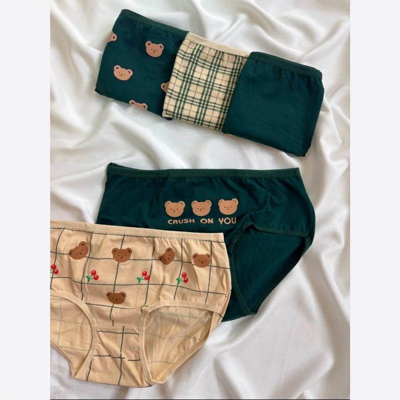 شورت نخ پنبه عروسکی طرح دار